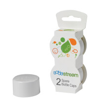 Tappi per bottiglie SodaStream bianchi, confezione da 2