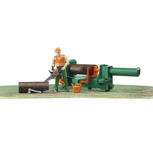 Bruder Bruder Toys bworld Logging Set with Man 2
