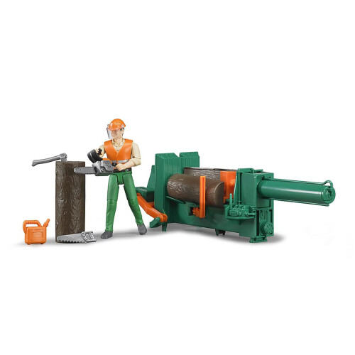 Bruder Bruder Toys bworld Logging Set with Man 1