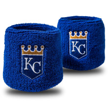 Franklin Sports Kansas City Royals MLB Polsini - Polsini con Logo MLB per Bambini - Perfetti per Costumi e Divise