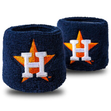 Franklin Sports Houston Astros MLB Braccialetti - Braccialetti per Costumi e Uniformi - Coppia di Braccialetti