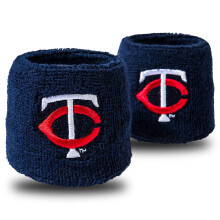 Franklin Sports Minnesota Twins MLB Polsini - Polsini da Sweat con Logo Team - Perfetti per Costumi e Uniformi