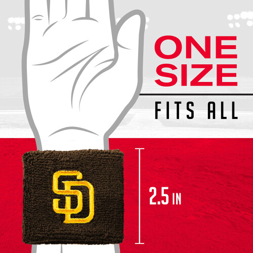 Franklin Sports MLB San Diego Padres Braccialetti 1