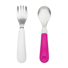 OXO Tot Gabel- und Lffel-Set Rosa