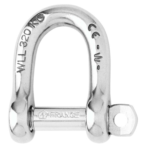 Wichard Self-Locking D Shackle - Diameter 8mm - 5/16""