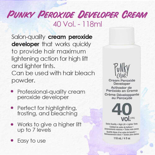 Punky Peroxide Cream Developer 40 Vol. 118ml - Medium Lift 2