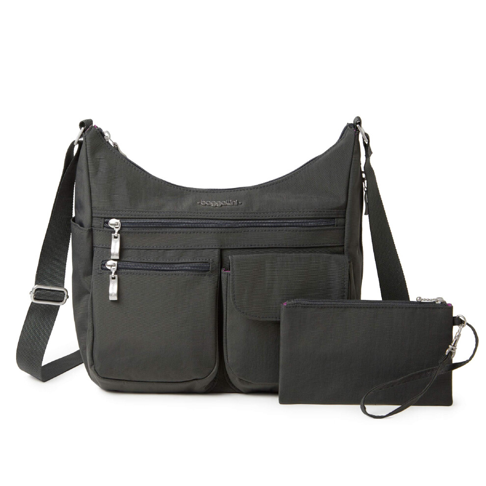 Baggallini Everywhere Bagg - Hobo Crossbody Bag For Women With Rfid Wr