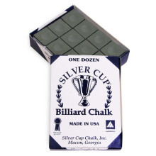 GESSO DA BILLIARDO SILVER CUP - UNA DOZZINA (Oliva)