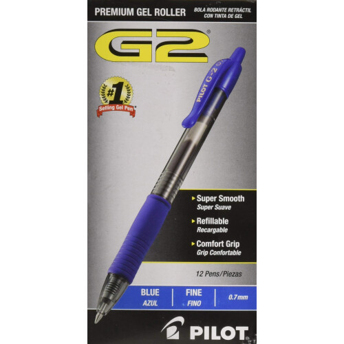 Pilot Pilot Gel Pen, Ανακλινόμενη/Αναγκαία, Λεπτή Μύτη, Μπλε (PIL31171)