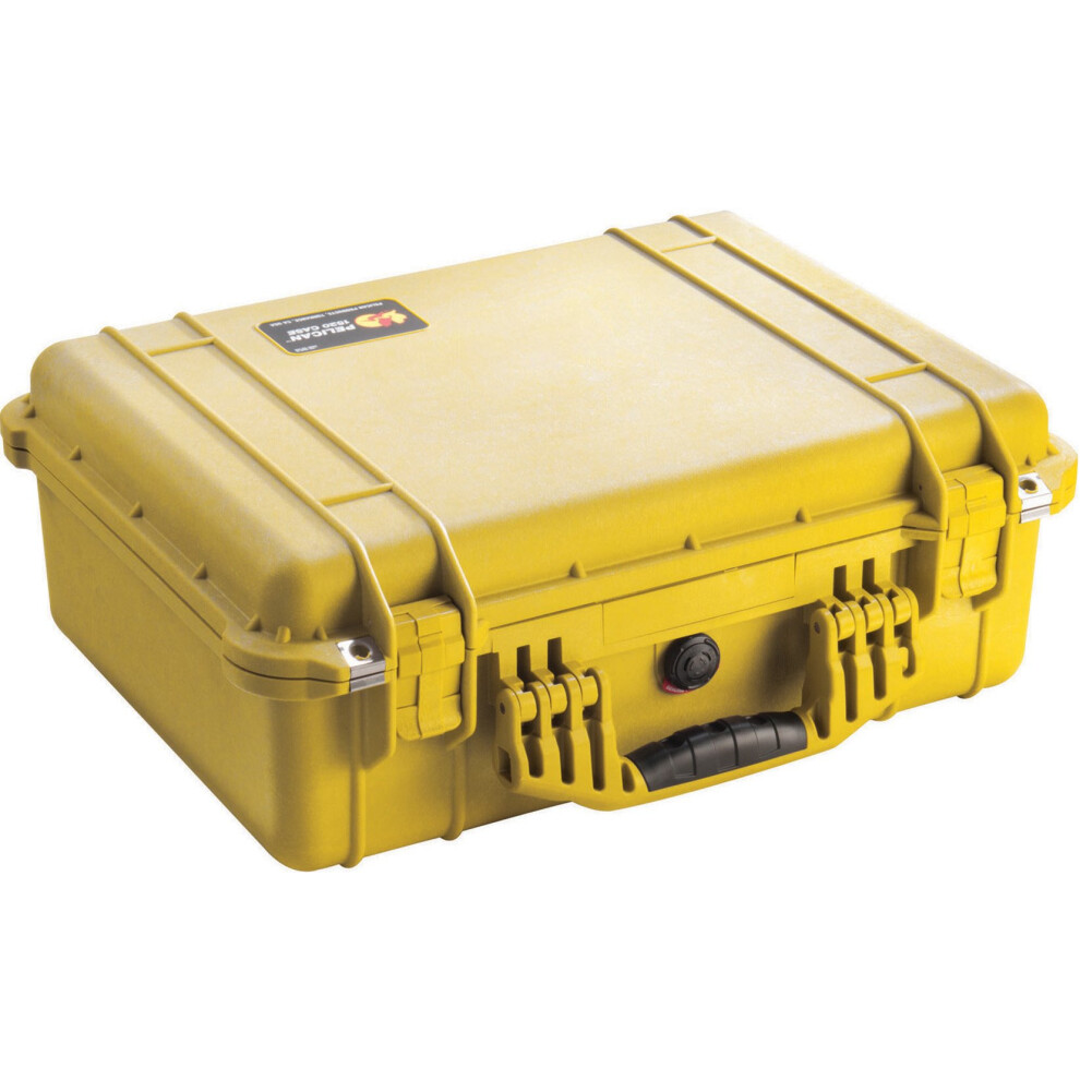 Pelican 1500 Camera Case With Foam (Yellow)-image-OPC-PFNCSGD-NEW