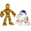 Star Wars Playskool Heroes Star Wars Jedi Force Figure R2-D2 e C-3PO 2