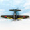 Hot Wings Planes Zero with Connectible Runway  Green 2