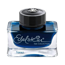 Pelikan Edelstein Bottled Ink for Fountain Pens, Blue Topaz, 50ml, 1 Each (339382)
