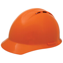 ERB 19255 Schutzhelm im Americana-Vent-Cap-Stil mit Schiebeverschluss, fluoreszierendes Orange