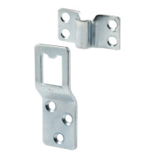 Prime-Line L 5777 Aufhnger fr Sturm- oder Fliegengitter-Fensterpaneele aus gestanztem Stahl, robust, Zink, 2 Stck