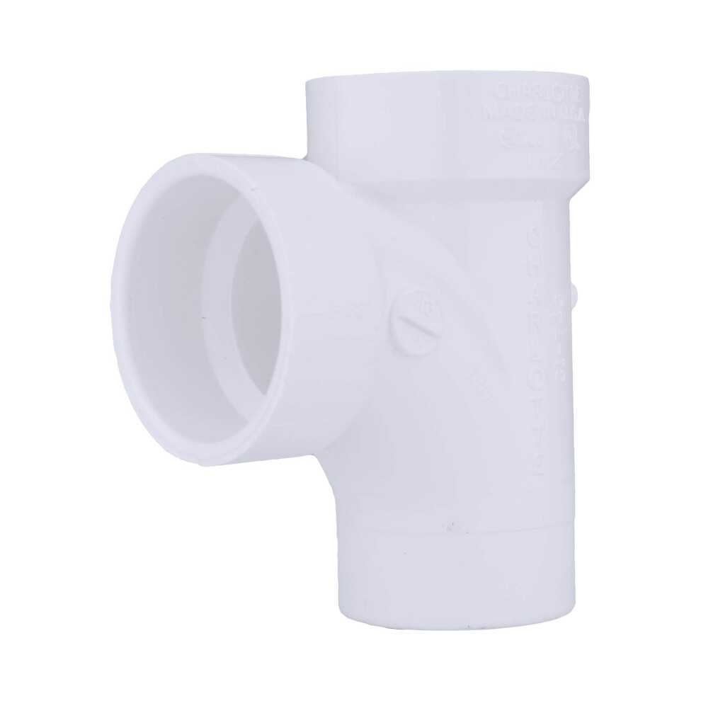cHARLOTTE PIPE 1 12 DWV Sanitary TEE Street DWV (Drain Waste and Vent)