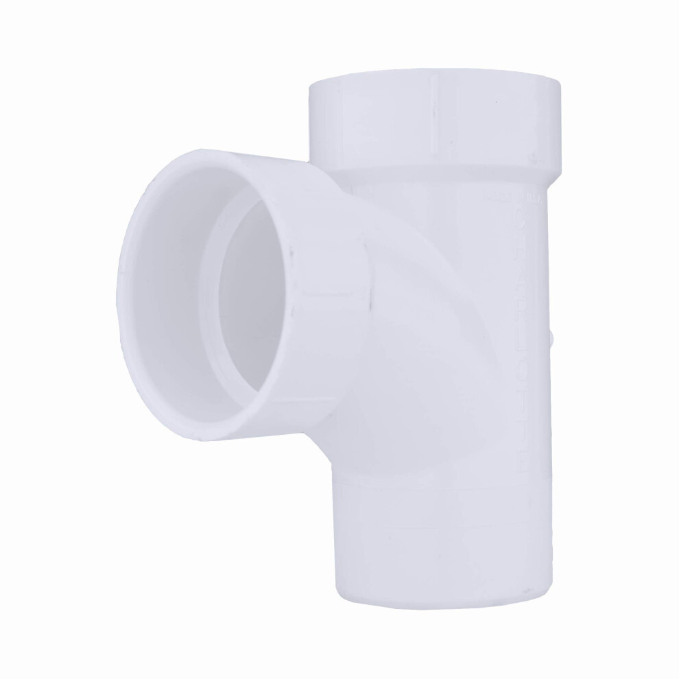 cHARLOTTE PIPE 2 DWV Sanitary TEE Street DWV (Drain Waste and Vent) (1 Unit Piece)