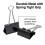 Staples ACC Staples Μεγάλες Συσκευές Σύνδεσης, Πλάτος 2", Ικανότητα 1", Μαύρες, 12/Συσκευασία 2