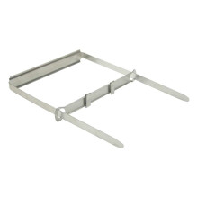 Office Office 99711 Prong Finener de 2 polegadas de prata