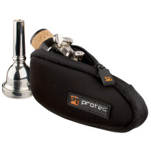 Protec Neopren Munstycke Fodral för Trombon/Alto Saxofon, Svart (N264)