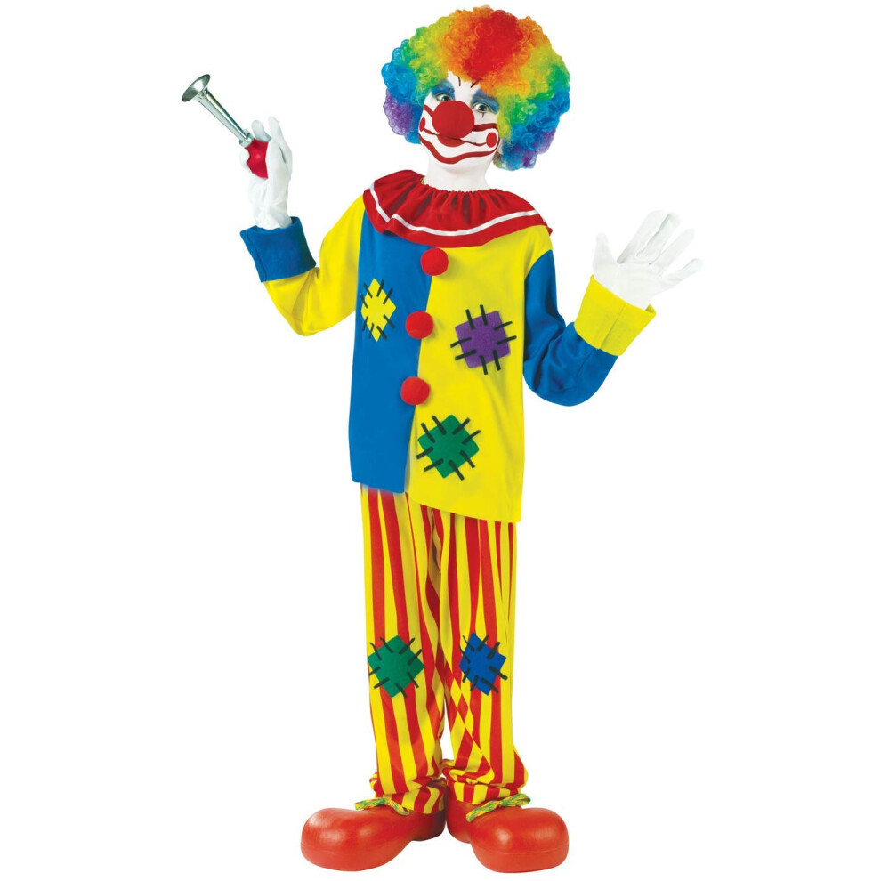 Costume de clown chapiteau Fun World Large 12-14 Multicolore