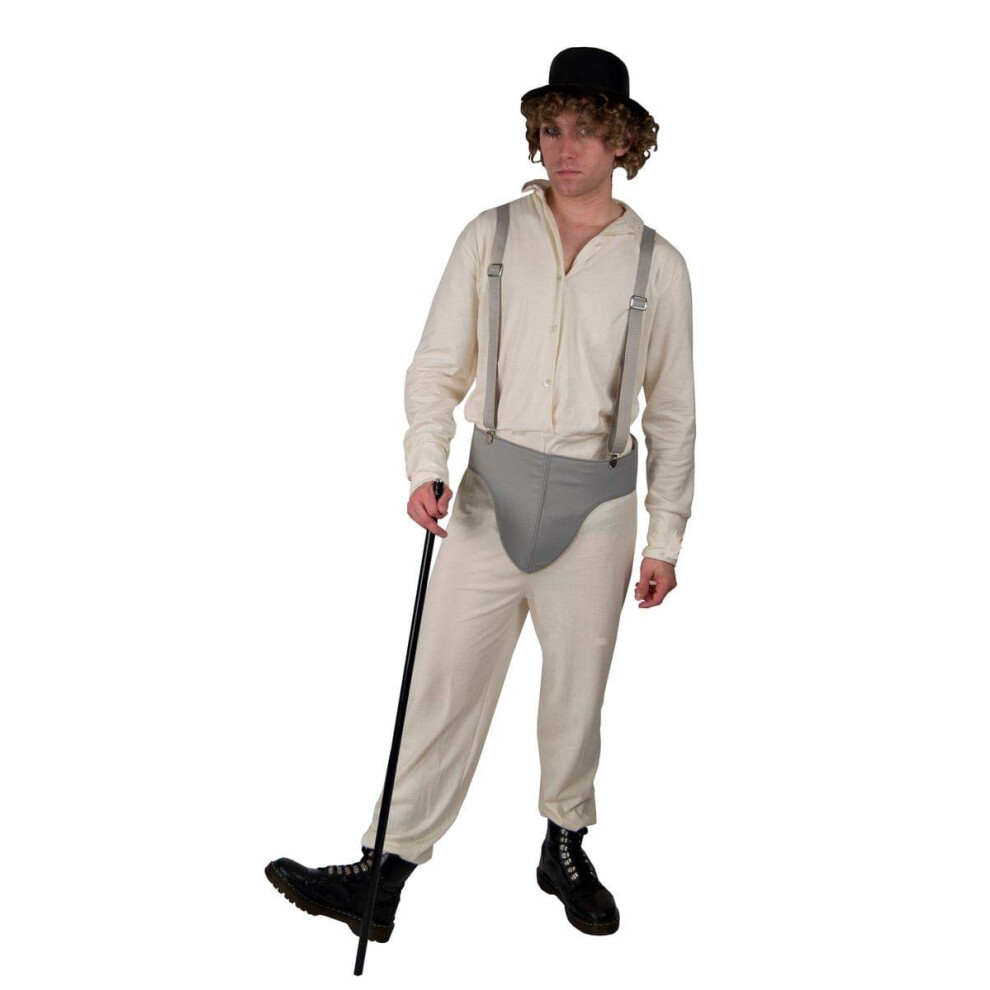 Photos - Fancy Dress Clockwork Orange: Brother Droog Costume Orange 211896