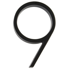 Distinctions 843199 Cierny pl vaj ci dr iak 5-palcov c slo domu 9