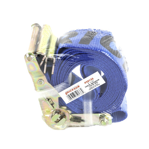 Erickson 59136 Blauer 2"" x 12' Ratschen-E-Track-Logistikgurt 1