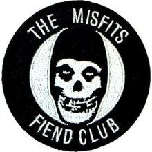 A C&D Visionary Application Misfits Fiendclub Patch Black