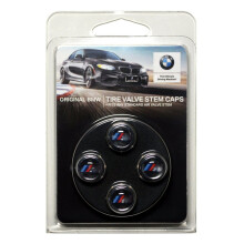 BMW Ægte fabrik OEM 36110421543 VALVE STEM CAPS M LOGO (Sæt på 4)