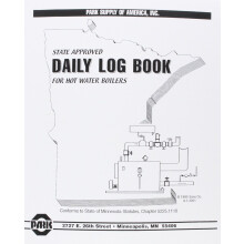 Park Supply of America LOGBOEK-HW Minnesota State Approve Boiler Logboek