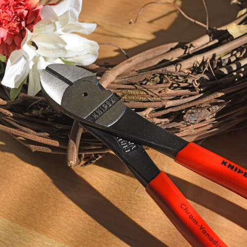 Knipex KNIPEX High Leverage Diagonal Cut-Spring  Red 2