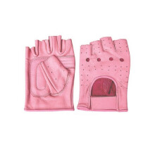 Dames AL3012 All Leather Vingerloze handschoenen Medium Roze