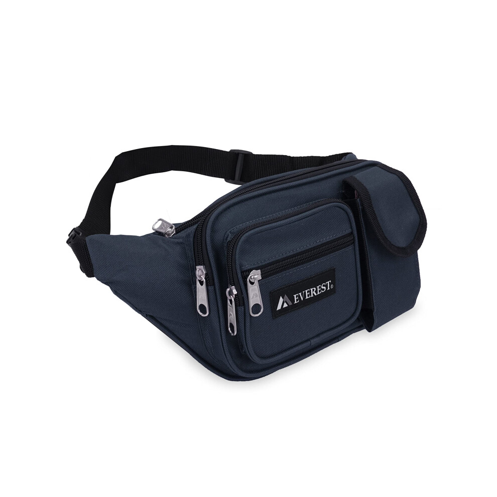 Everest Multiple Pocket Waist Pack  Navy  One Size-image-OPC-PFN86TS-NEW