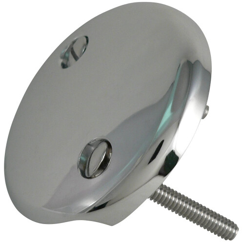 Plumb Pak K826-11PC Καπάκι Υδρορροής Μπανιέρας Διπλής Τρύπας, Πολυτελές Χρώμιο 1