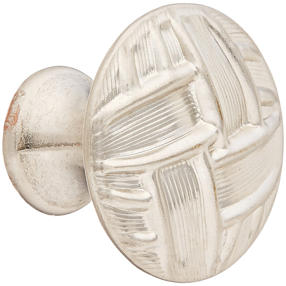 Knobware C5135/1-1-8In/Mn Knopf Mit Bandgewebe, Ged Mpftes Nickel, 1-1/8 Zoll-image