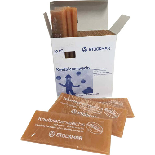 Stockmar Modelovac vcel vosk - Natural 15 Pack