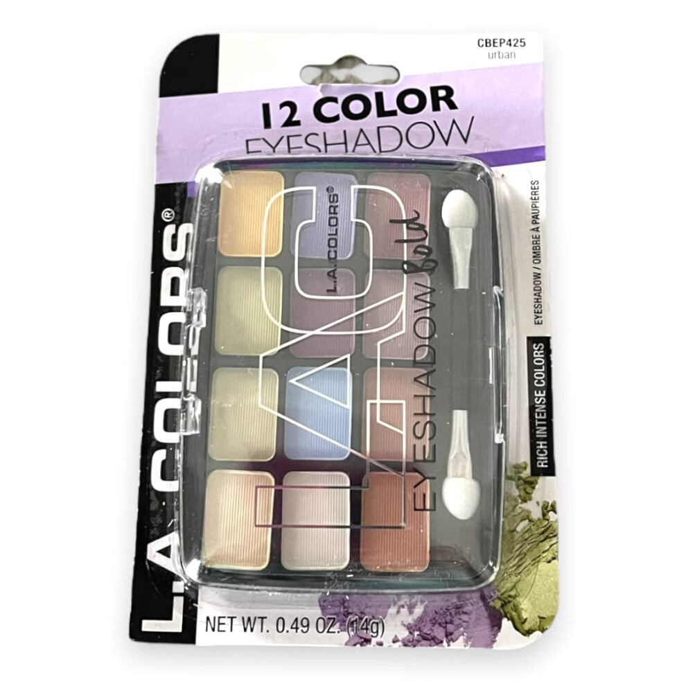 LA colors Expressions, 12 color Eyeshadow, BEP425 Urban, 049 Oz-image-OPC-PDPQTC6-NEW
