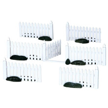 Lemax Christmas Village Plastic Picket Hence Set p? 7-14388