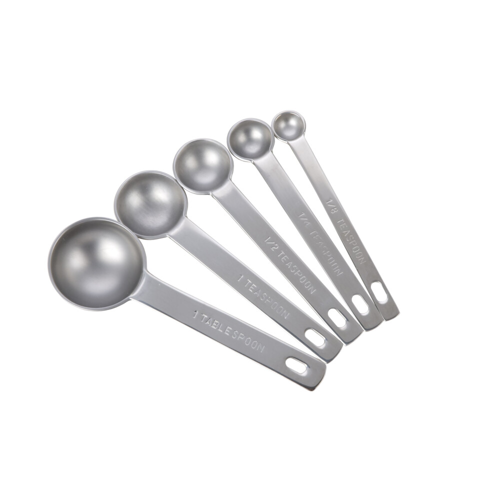 MIU France Stainless Steel Set of 5 Measuring Spoons