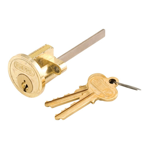 Segal SE 66007 Diecast Key Lock Cylinder  Brass (Single Pack)