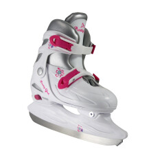 Patins glace r glables pour filles de American Athletic Shoe, blancs, taille M/taille 1-4 6-8 ans