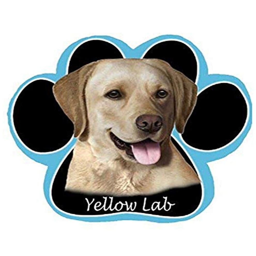 Labrador Dog Paw Non-Slip Mousepad Yellow 608938514752