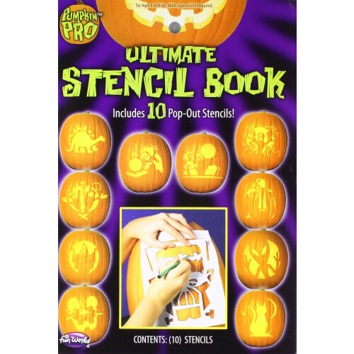 Pumpkin Pro 94601 Ultimate Stencil Book Accessorio Zucca Multicolore