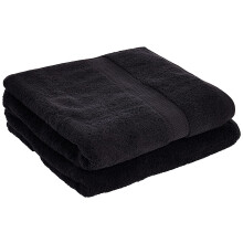 Superior Egyptian Cotton Pile Bath Towel Set of 2  Ultra Soft Luxury Towels  Thick Plush Essentials  Absorbent Heavyweight  Gues