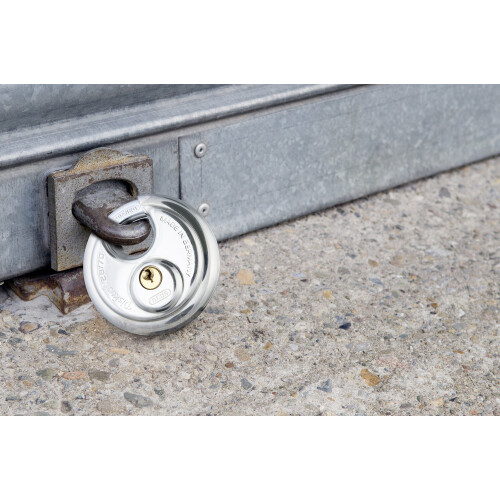 Abus ABUS 28/70 B KD Buffo Diskus Stainless Steel Padlock Keyed Different 2