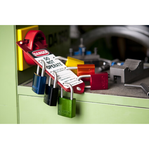 Abus Lockout Padlock  KD  Yellow  1/4 in. Dia. 1
