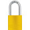 Abus Lockout Padlock  KD  Yellow  1/4 in. Dia. 1