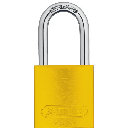 Abus Lockout Padlock  KD  Yellow  1/4 in. Dia.