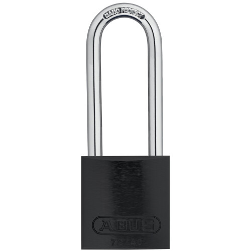Abus ABUS Μαύρο 72/40 Padlock Tagout με 3" Shackle, Μοναδικό Κλειδί, Ιδίου Κλειδιού, 1 Padlock με 2 Κλειδιά